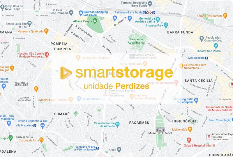 Smart Storage Unidade de Armazenamento em São Paulo Bairro Perdizes